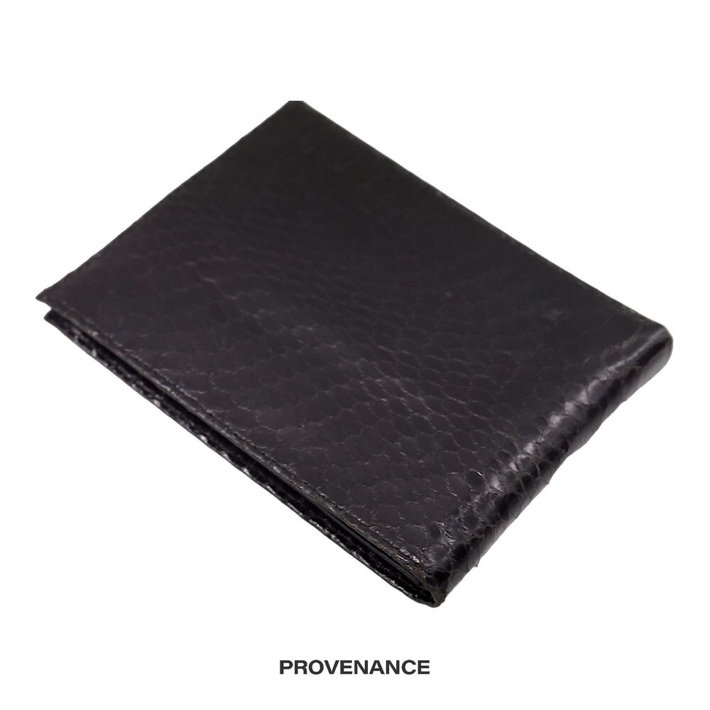 🔴 Christian Dior Bifold Wallet - Black Snakeskin - Picture 4 of 6